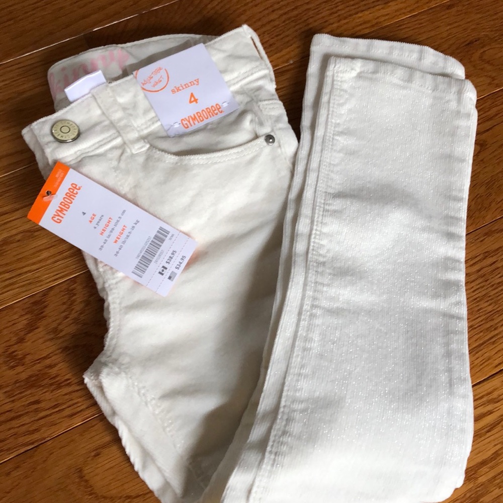 Gymboree  corduroy  skinny 4t  new with tags